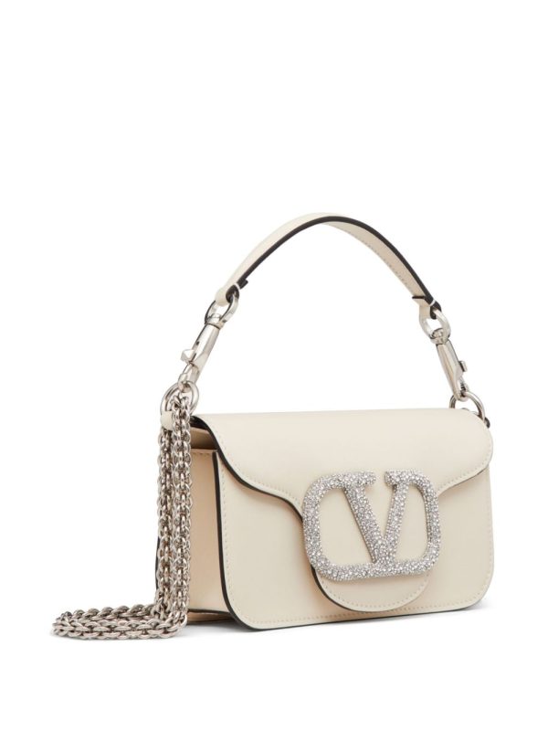 Valentino Garavani small Locò crystal-embellished shoulder bag - Image 2