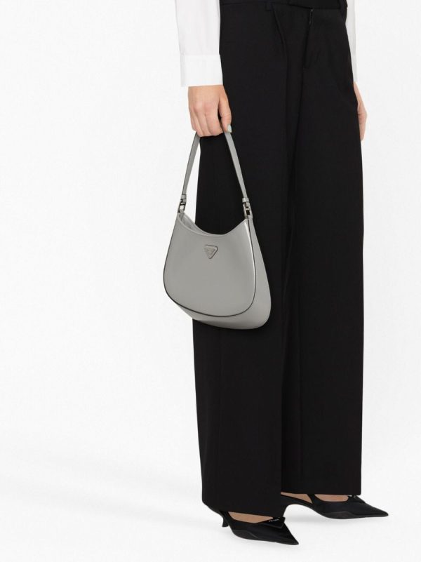 Prada Cleo brushed leather shoulder bag - Image 3
