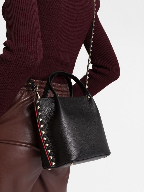 Valentino Garavani Rockstud leather tote bag - Image 3