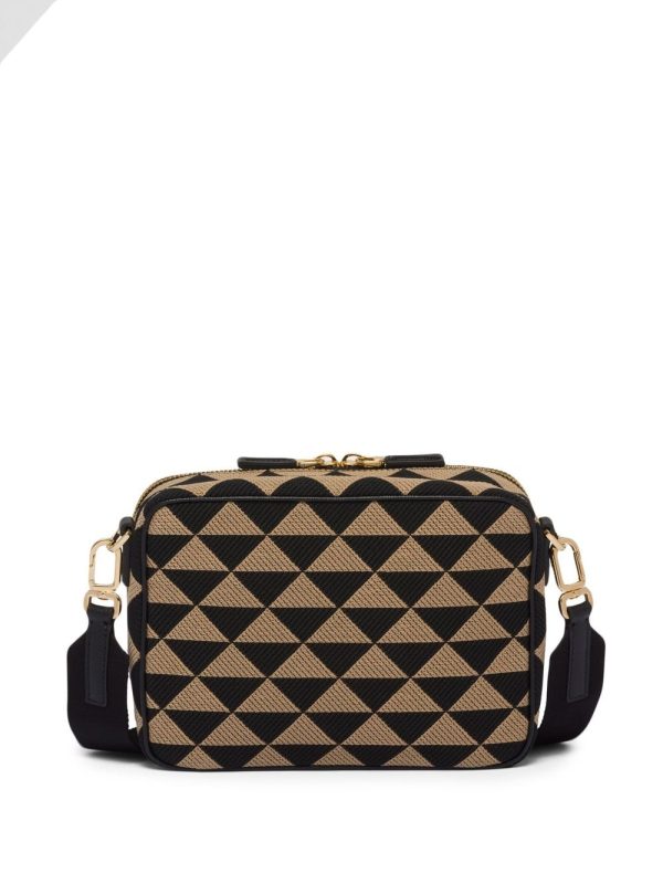 Prada Symbole embroidered messenger bag - Image 3