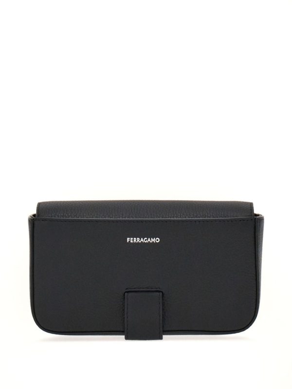 Ferragamo Gancini-plaque leather crossbody bag - Image 3