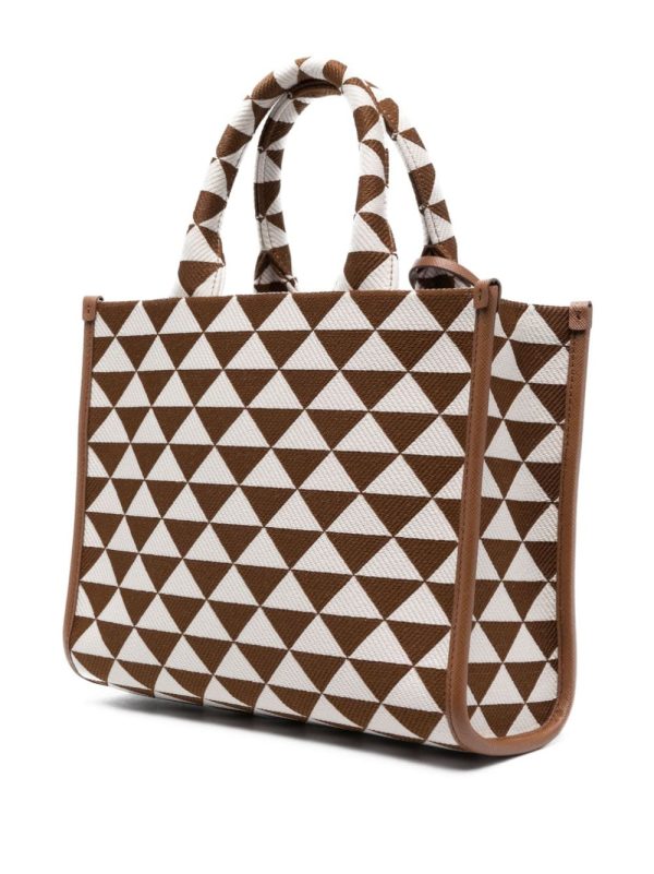 Prada small Symbole jacquard tote bag - Image 3