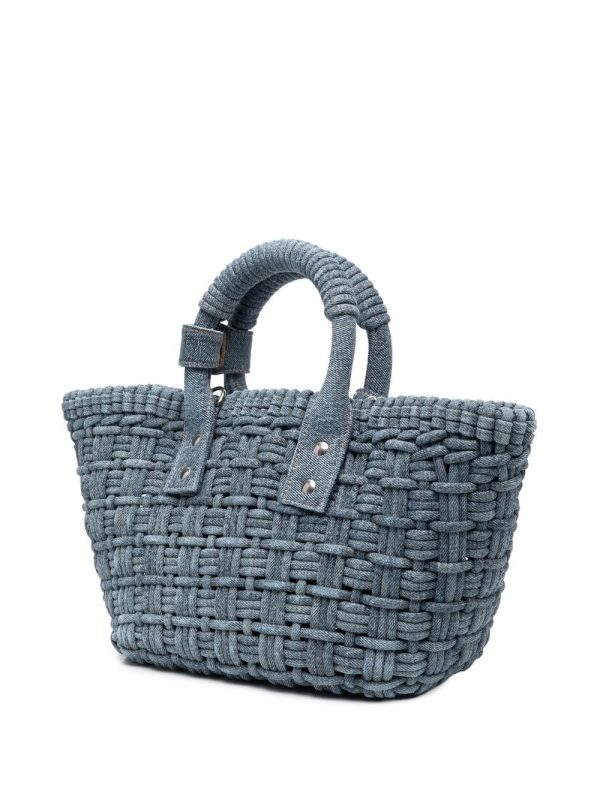 Balenciaga Bistro denim bascket bag - Image 3