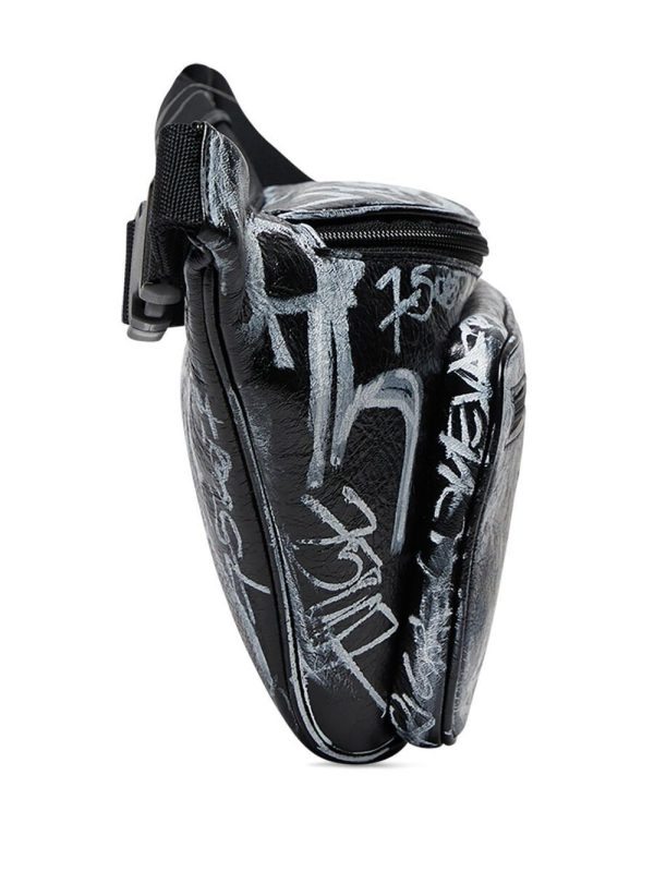 Balenciaga Explorer Graffiti-Printed belt bag - Image 3