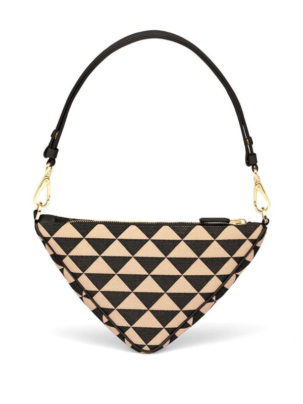 Prada embroidered jacquard mini bag - Image 3
