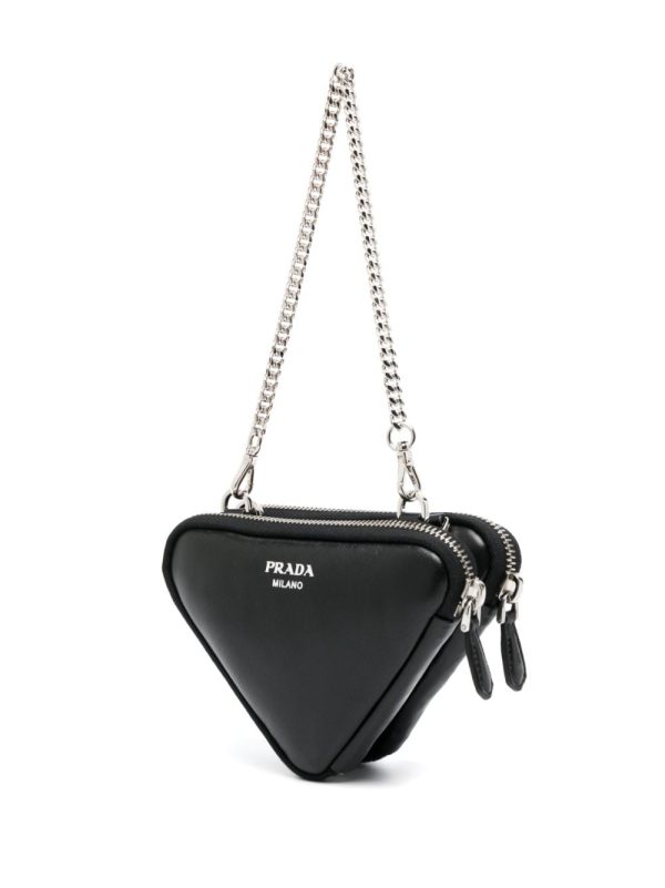 Prada nappa triangle mini bag - Image 3