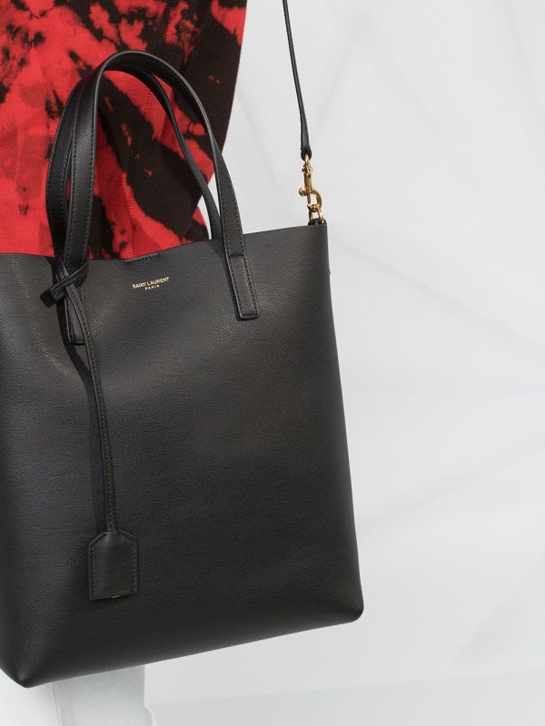 Saint Laurent Shopping tag detail tote bag - Image 3