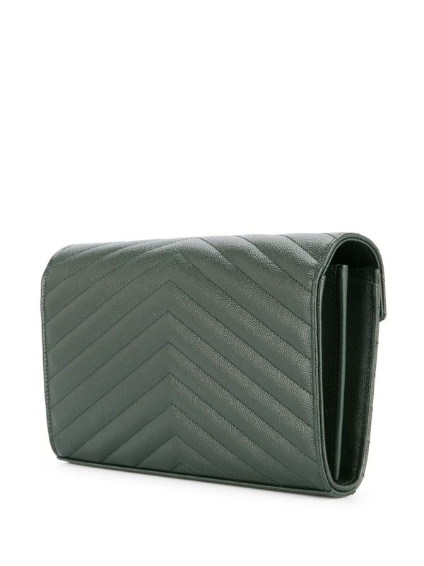Saint Laurent monogram chain clutch - Image 3