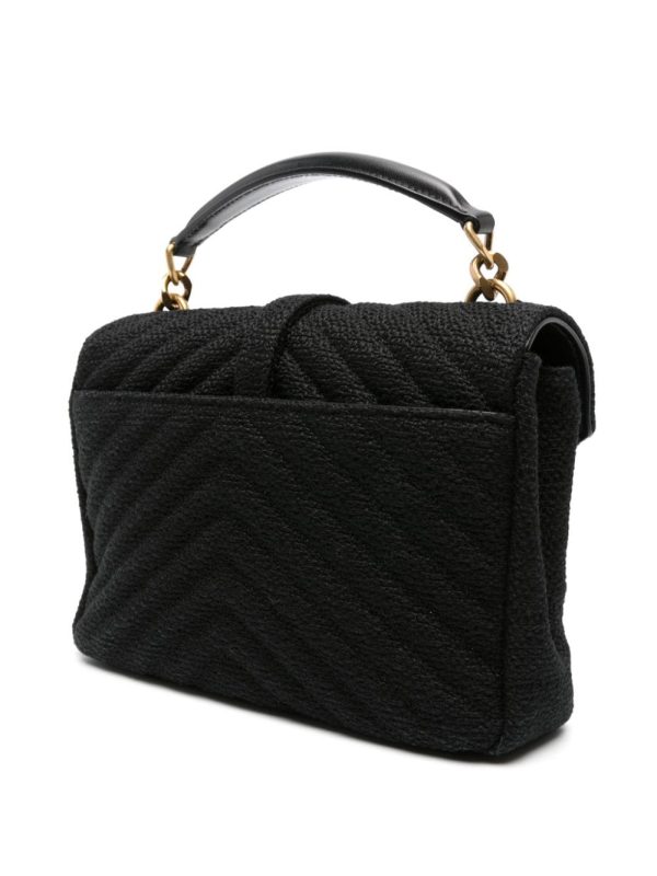 Saint Laurent medium College bouclé tote bag - Image 3