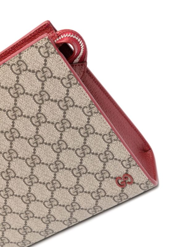 Gucci GG Supreme zipped clutch - Image 3