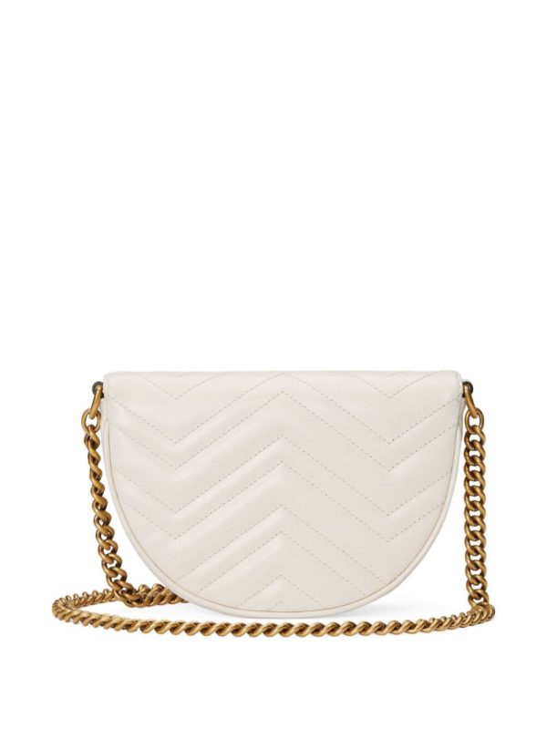 Gucci GG Marmont logo-lettering clutch bag - Image 3