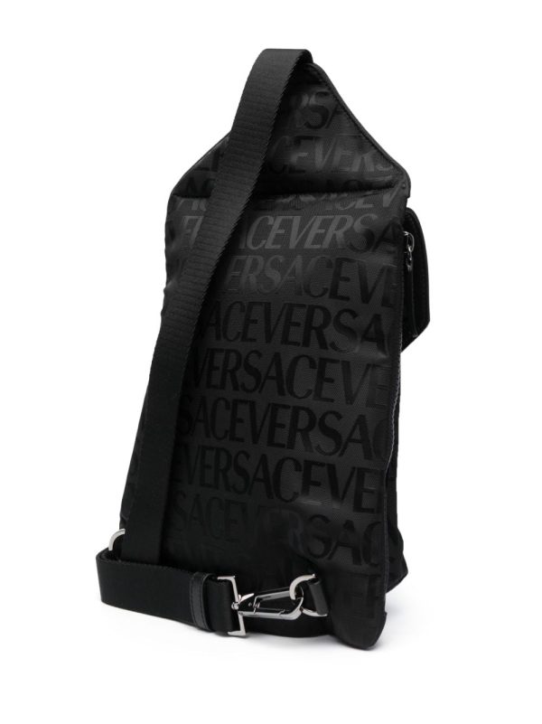 Versace logo-jacquard backpack - Image 5