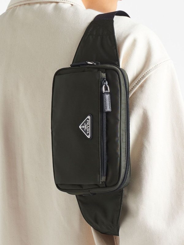 Prada Re-Nylon and Saffiano leather belt bag - Image 3