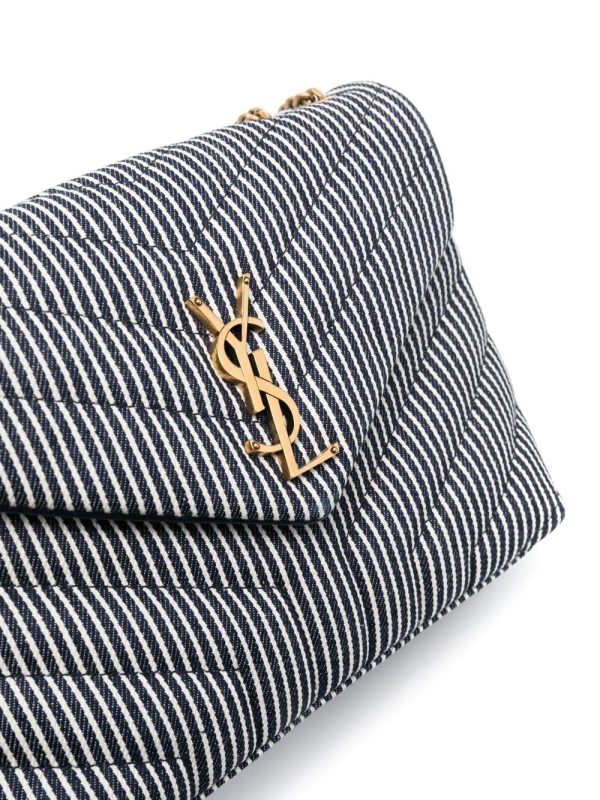 Saint Laurent Loulou striped shoulder bag - Image 3