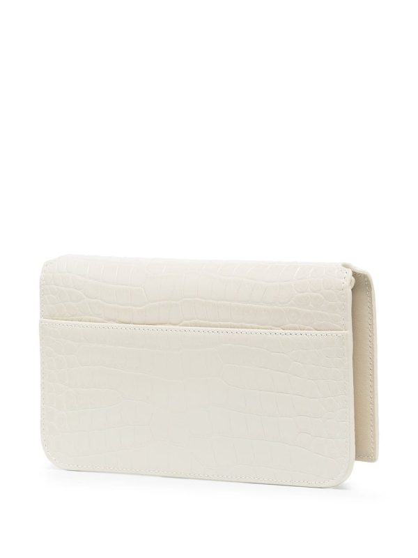 Saint Laurent monogram croc-effect phone holder - Image 3
