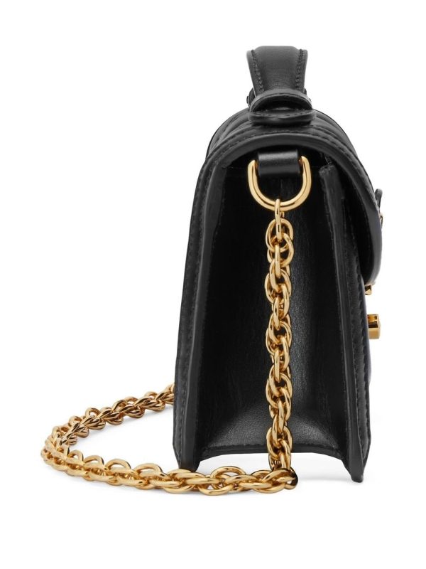 Gucci GG-debossed leather shoulder bag - Image 3
