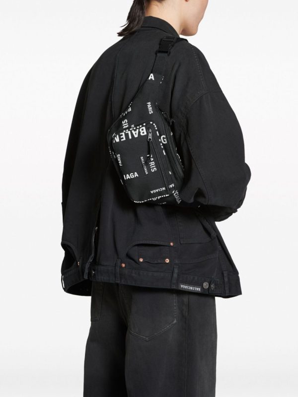 Balenciaga Explorer logo-print belt bag - Image 3