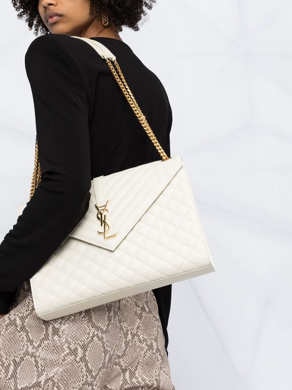 Saint Laurent Enveloppe monogram shoulder bag - Image 3