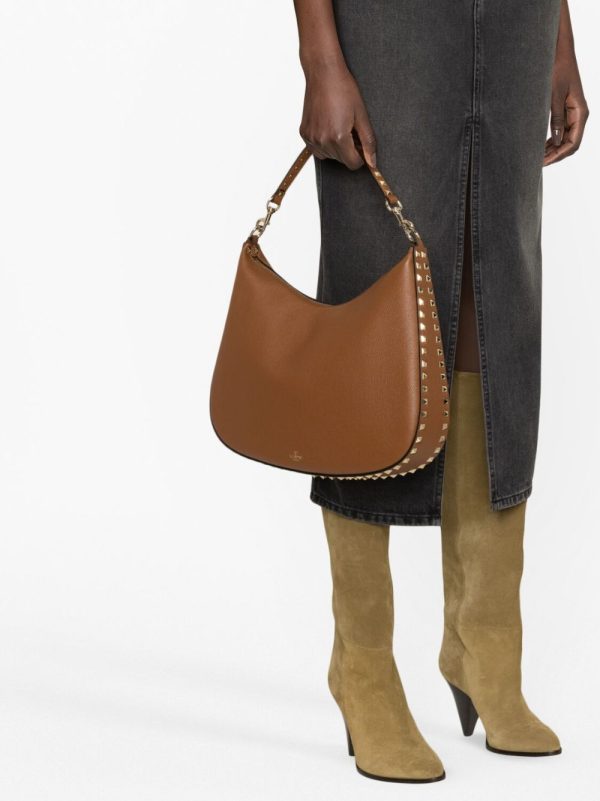 Valentino Garavani Rockstud leather shoulder bag - Image 3