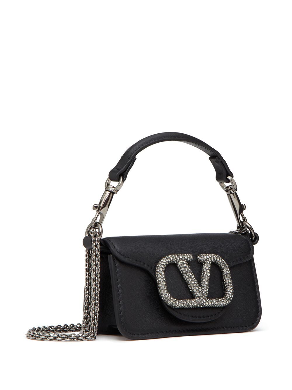 Valentino Garavani micro Locò embellished shoulder bag - Image 3