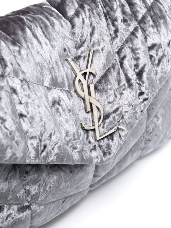 Saint Laurent small Loulou velvet shoulder bag - Image 3