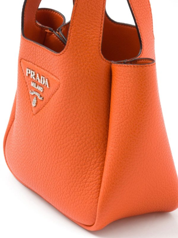 Prada logo-plaque tote bag - Image 3