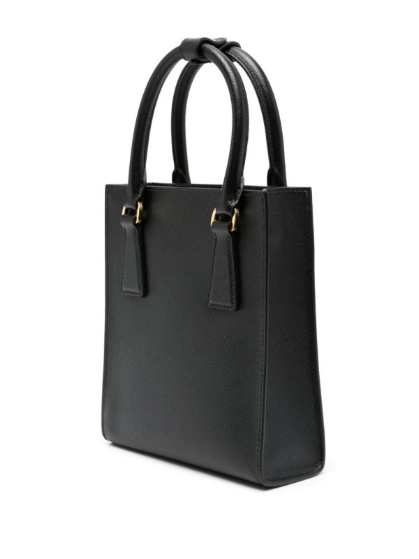 Prada Saffiano triangle-plaque tote bag - Image 3