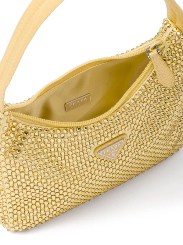 Prada Re-Edition 2000 crystal-embellished shoulder bag - Image 3