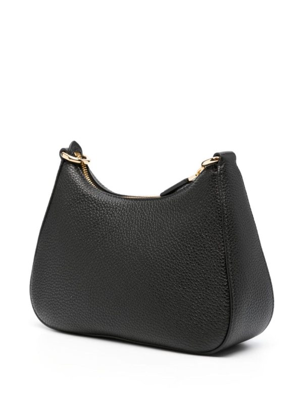 Prada enamel-triangle logo leather shoulder bag - Image 3