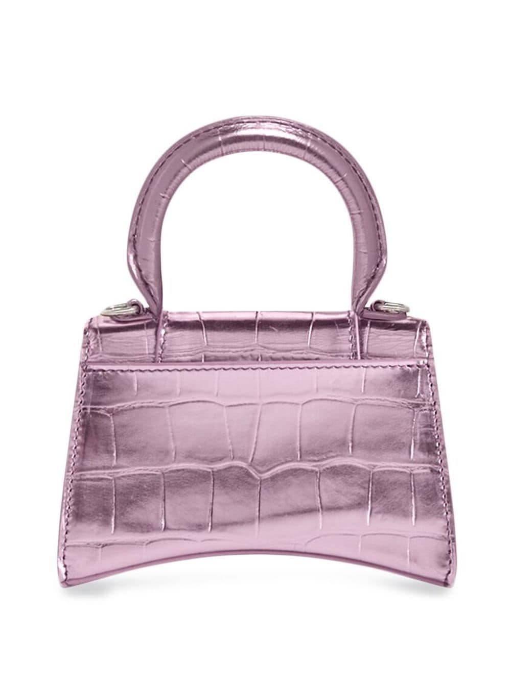 Balenciaga Hourglass mini metallic handbag - Image 3
