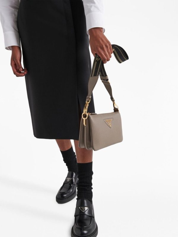 Prada leather shoulder bag - Image 3