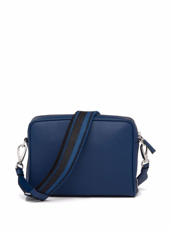 Prada logo-embossed Saffiano leather bag - Image 3
