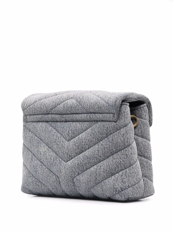 Saint Laurent Mono denim mini bag - Image 3