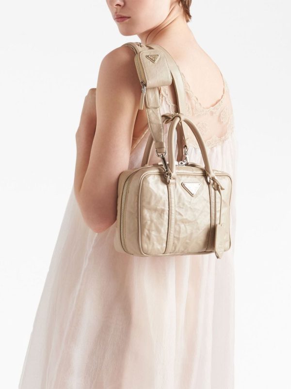 Prada medium leather tote bag - Image 3
