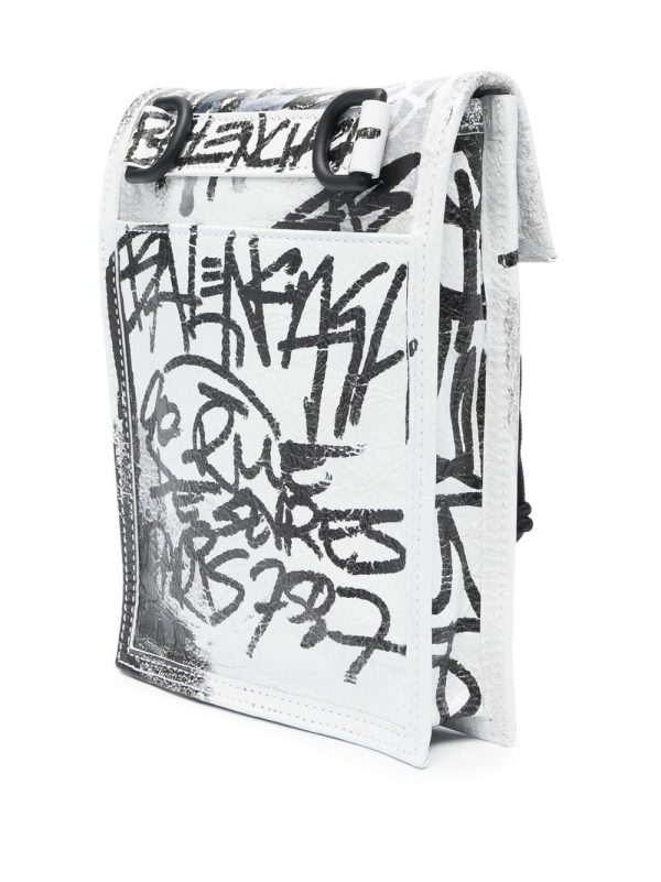 Balenciaga small Explored Graffiti messenger bag - Image 3