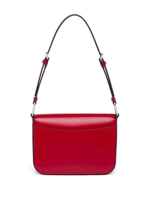 Prada brushed leather shoulder bag - Image 3