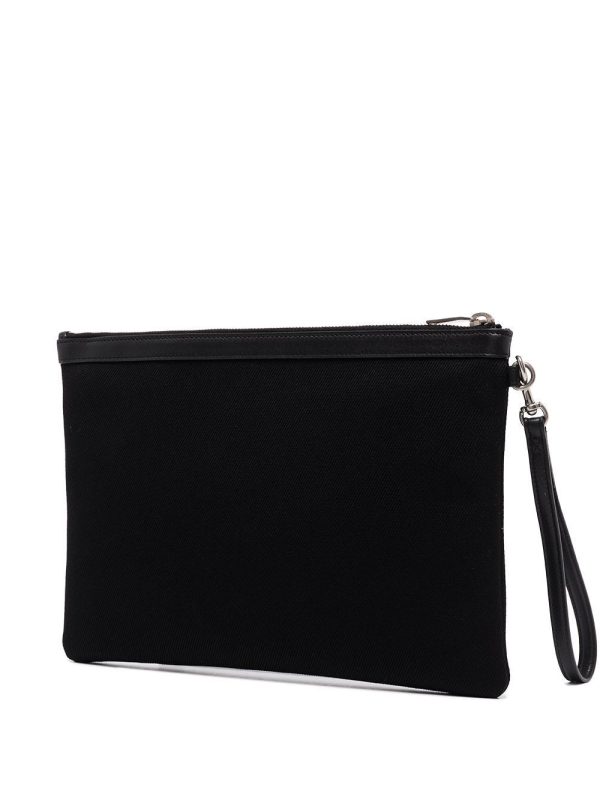 Saint Laurent logo print clutch - Image 2