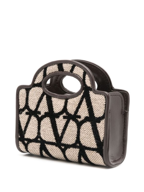 Valentino Garavani micro Le Troisième monogram-jacquard tote bag - Image 3