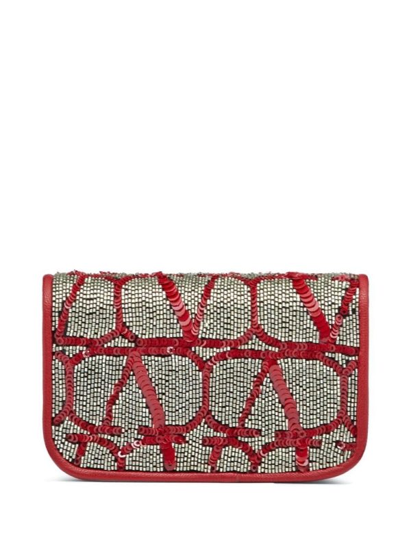 Valentino Garavani VLogo Signature bead-embellished mini bag - Image 3