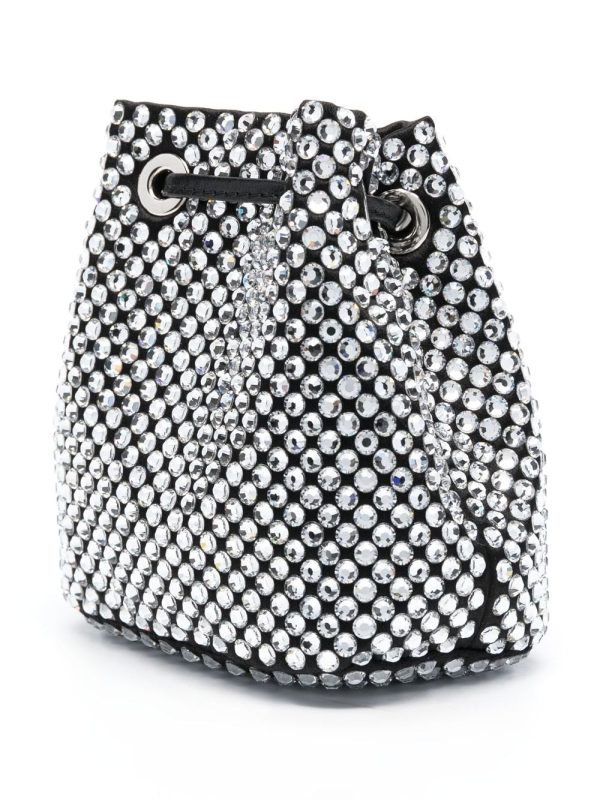 Prada stud-embellished logo-plaque mini bag - Image 3