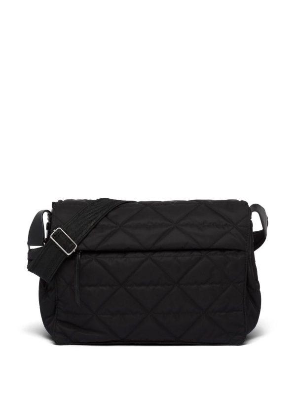 Prada Re-Nylon logo-plaque shoulder bag - Image 3