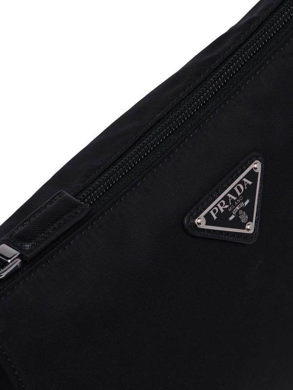Prada Re-Nylon and Saffiano leather pouch - Image 3