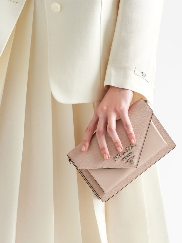 Prada logo-plaque mini shoulder bag - Image 3