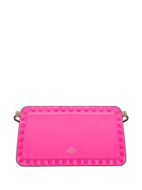 Valentino Garavani Rockstud leather clutch bag - Image 4