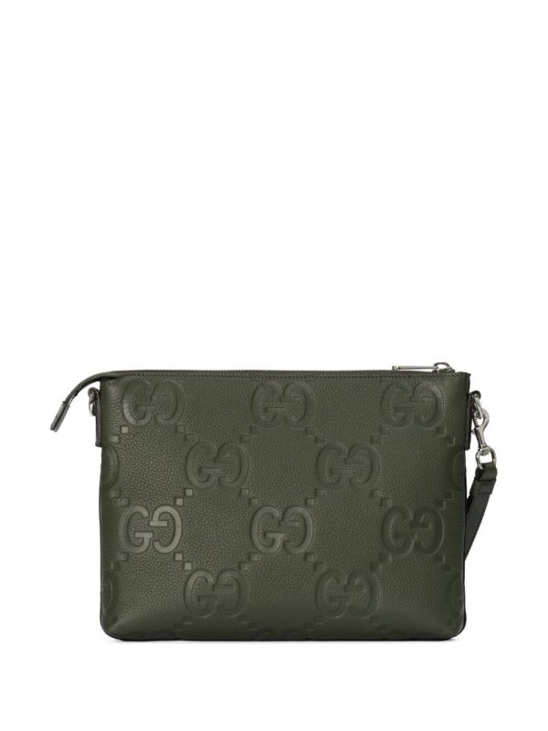 Gucci Jumbo GG leather messenger bag - Image 3