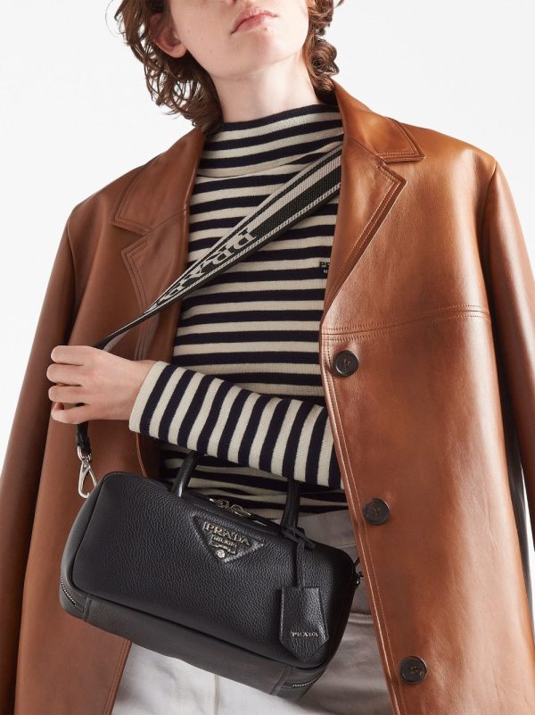 Prada logo-lettering top-handle bag - Image 3