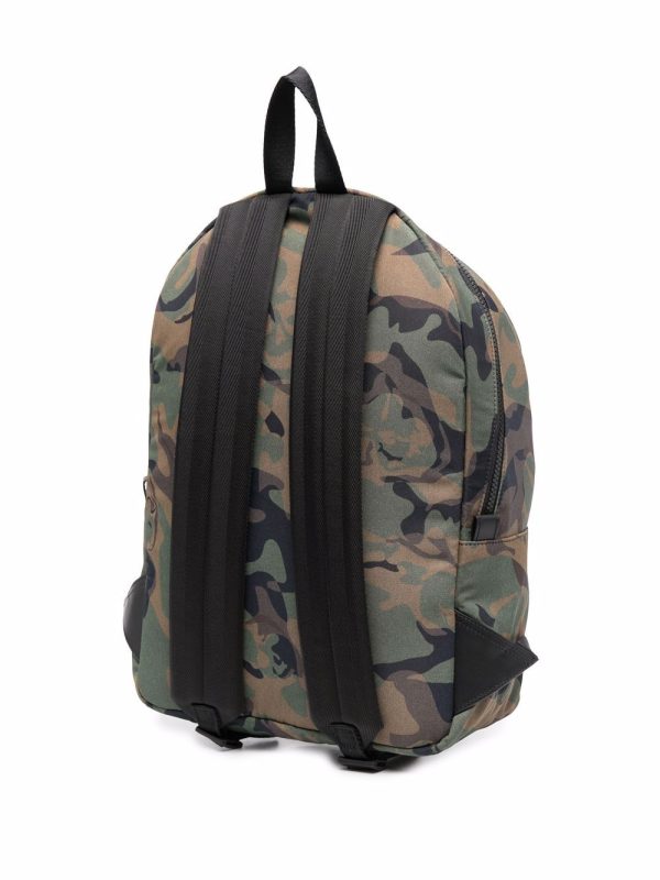 Alexander McQueen logo-print camouflage backpack - Image 3
