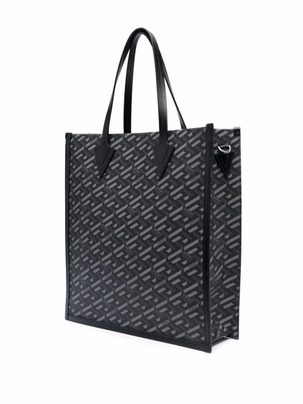 Versace Greca Signature tall tote bag - Image 3