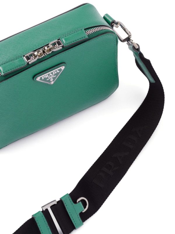 Prada logo-plaque messenger bag - Image 3