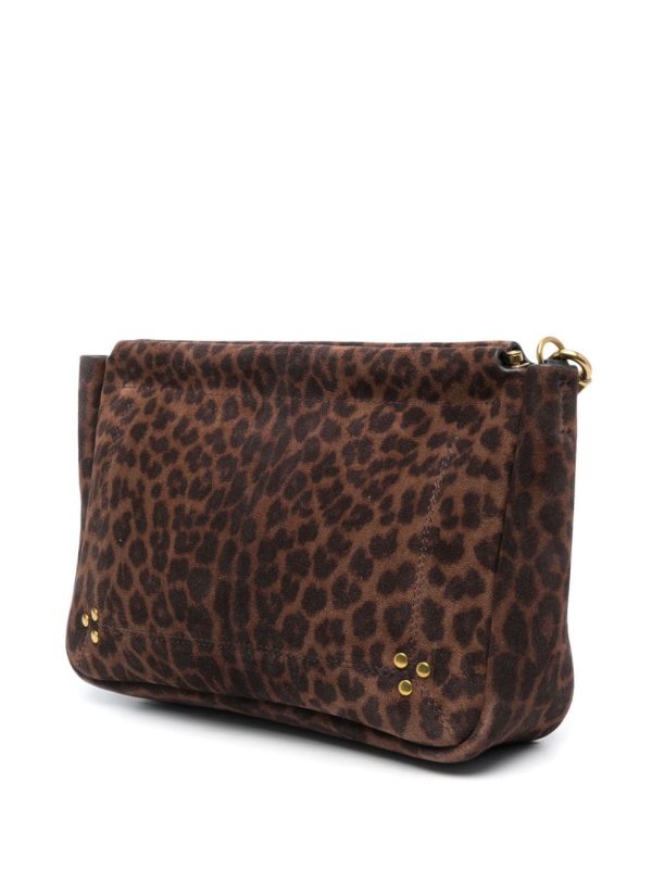Jérôme Dreyfuss Clap L leopard-print clutch bag - Image 3